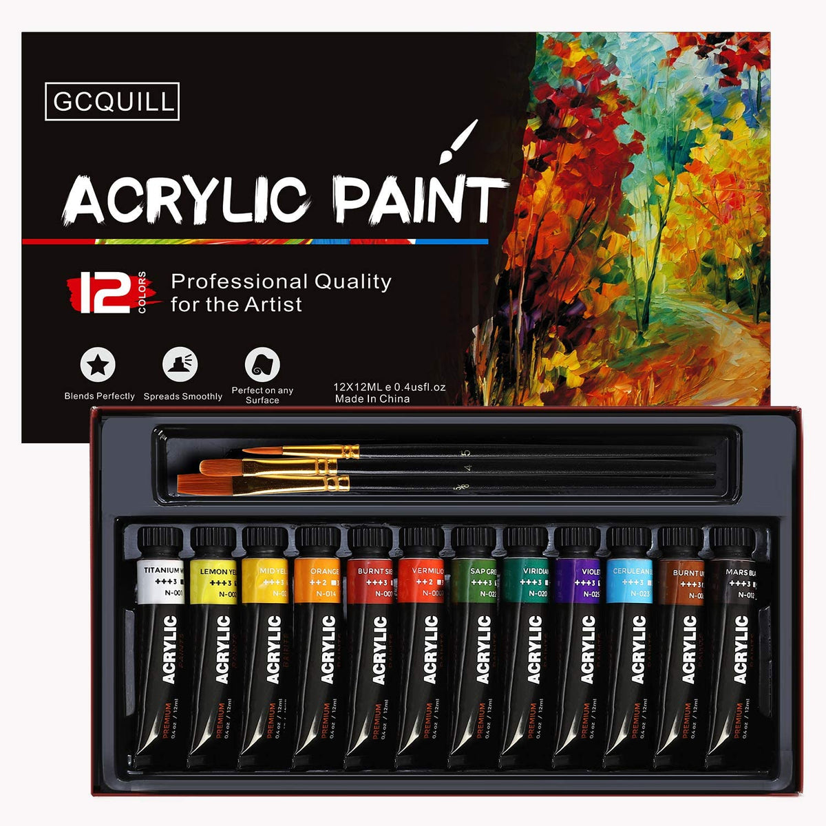 Professional Acrylic Color Paint Set - China Acrylic Color, Acrylic Paint