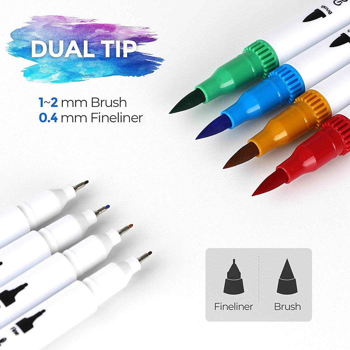 Hethrone Fine Tip Pens - Colored Pens Fineliner Pens Journal