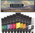 48 Colours Acrylic Paint Set 12ml x 48 Tubes for Beginner, Student, Adult, Artist on Wood, Ceramic, Fabric, Crafts GC-AP48