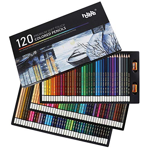 120-color Oil-based Colored Pencils Set For Art Drawing