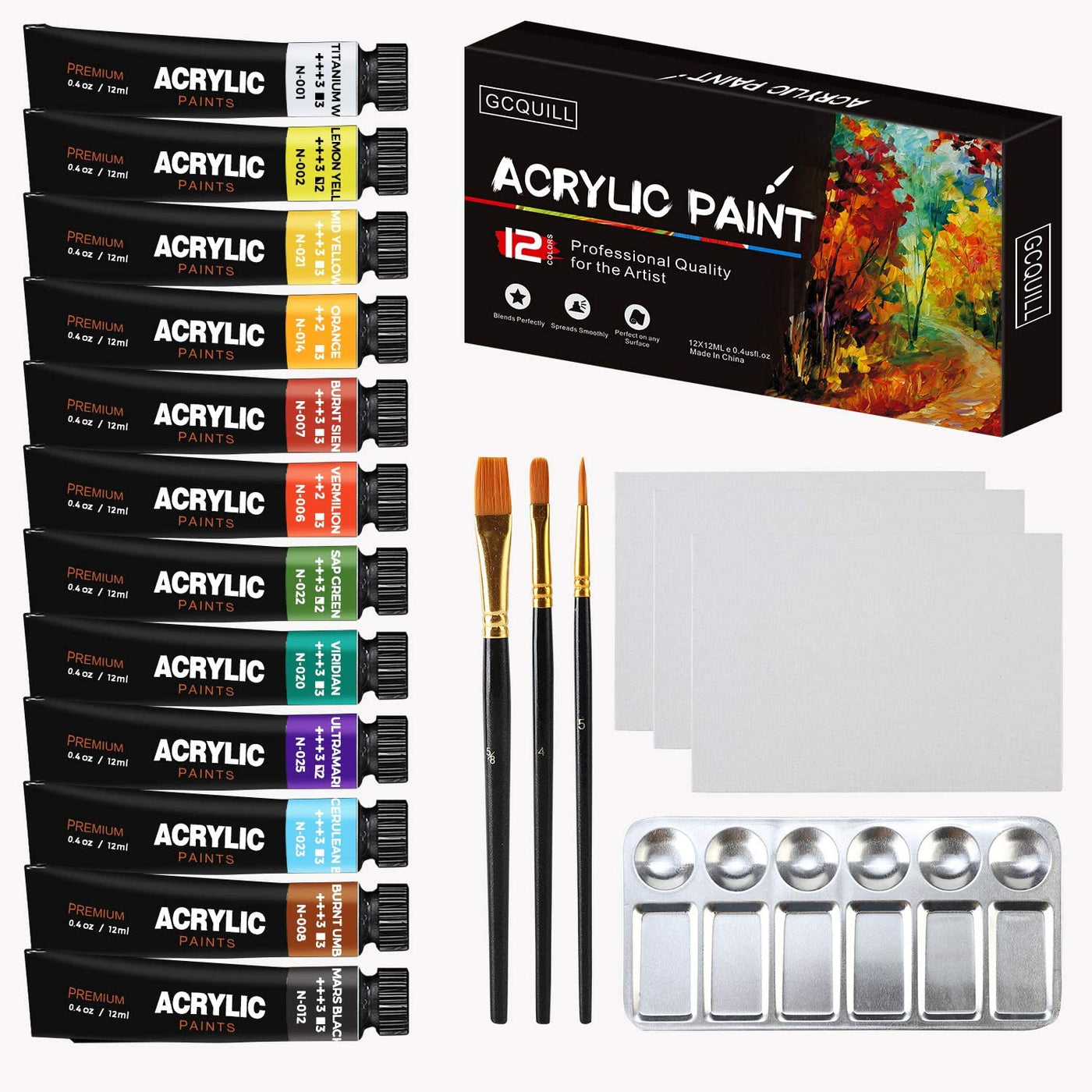 12 Superior Acrylic Paint Set For 2023