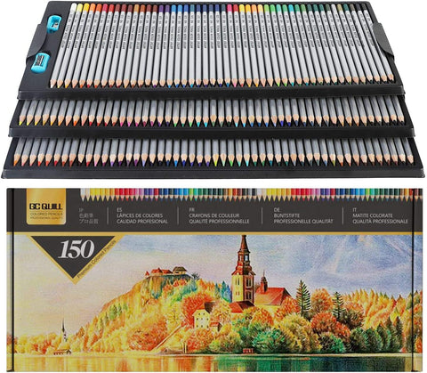 Wholesale Professional Oil Based Bicolor Pencil Set 150 Soft