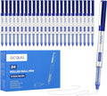 Rollerball Pens - 24 Pcs Blue Liquid Ink Pen - 0.5mm Rollerball Pen for Writing, Note-taking, Journalling GC-RB-BL24