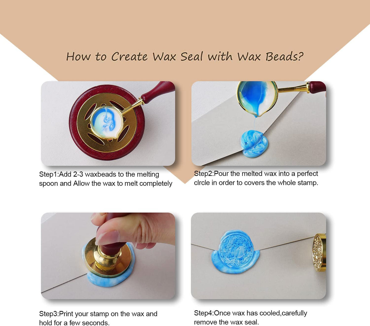 Wax Seal Stamp Kit with Gift Box, 28 Colors and 700 Pcs Wax Seal Beads with Wax Seal Stamp, Sealing Wax Warmer, Wax Seal ,Golden and Silver Power,Wax Seal Kit for Gift and Decoration